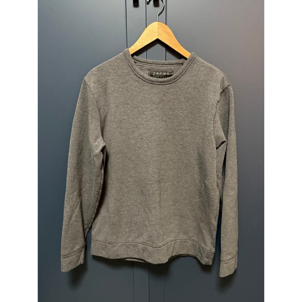 JACHS NEW YORK Mens Grey Crew Neck Long Sleeve Sweatshirt Size Medium‎